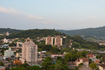 Fototapeta na wymiar Architecture of Novo Hamburgo, Rio Grande do Sul, Brazil 