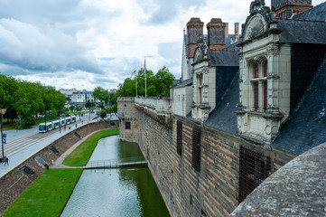 Fototapeta na wymiar Chateau des ducs de Bretagne