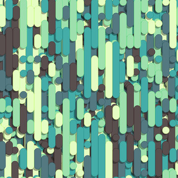 Color Abstract Lines Rain Generative Art background illustration