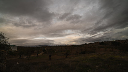 Fototapeta na wymiar Paisaje del campo de Almeria