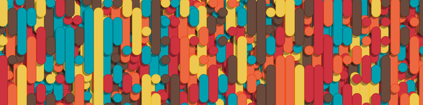 Color Abstract Lines Rain Generative Art background illustration