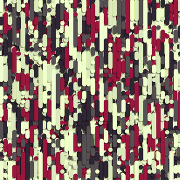 Color Abstract Lines Rain Generative Art background illustration
