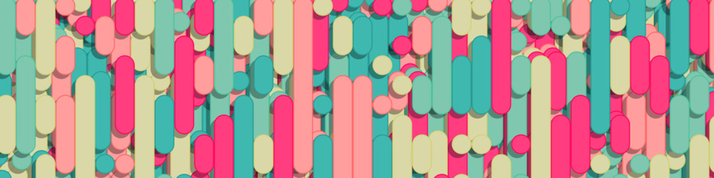 Color Abstract Lines Rain Generative Art background illustration