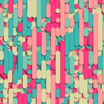 Color Abstract Lines Rain Generative Art background illustration