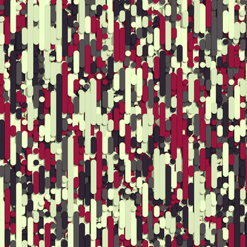 Color Abstract Lines Rain Generative Art background illustration