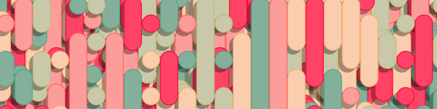 Color Abstract Lines Rain Generative Art background illustration