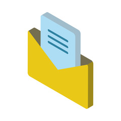 envelope mail send isolated icon