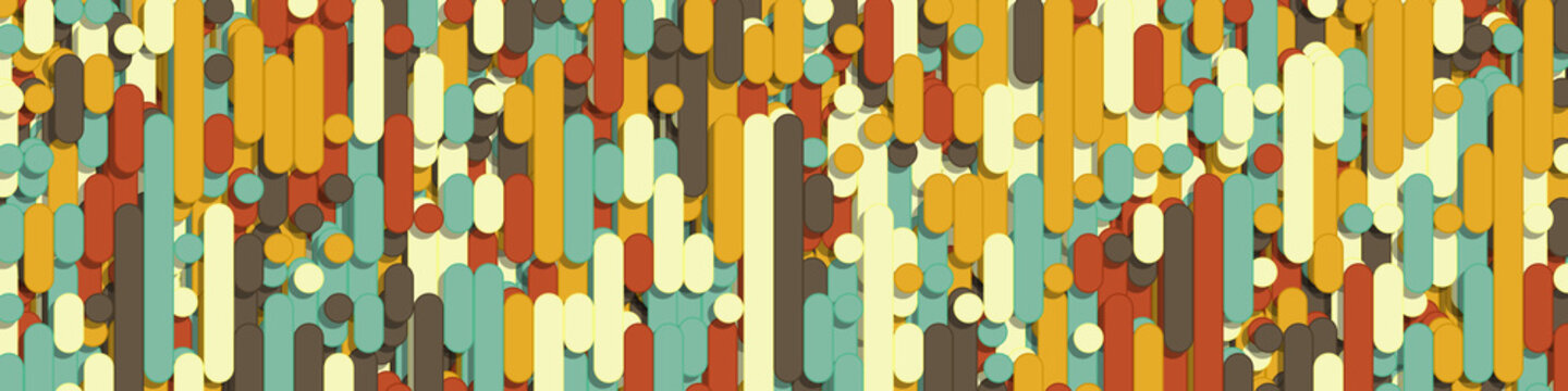 Color Abstract Lines Rain Generative Art background illustration
