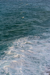 Obraz premium Fresh wave of sea in the mediterranean