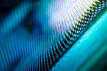 CloseUp LED blurred screen. LED soft focus background. abstract background ideal for design.