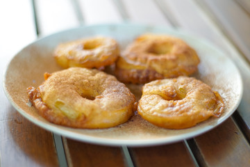 Dessert on a restaurant table