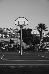 basketball hoop at beach © Prolyphik1photos 