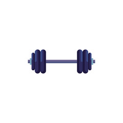 dumbbell equipment gym isolated icon vector illustration design