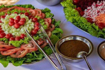 Salada com molho