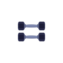 dumbbell equipment gym isolated icon vector illustration design