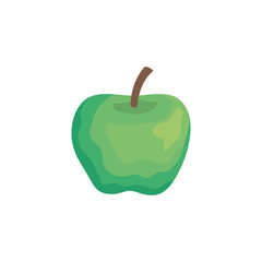 fresh apple fruit isolated icon vector illustration design