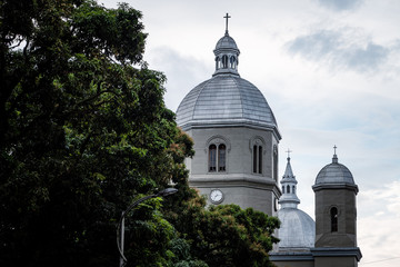 Nuesta Señora de la Pobresa en Pereira Risaralda, iglesia del parque de Bolivar de Pereira en Colombia