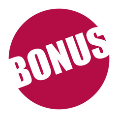 red vector banner bonus