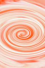 Coral background.Texture of the spiral background.Beautiful spiral coral color. Movement of the spiral.