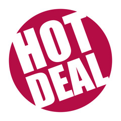 red vector banner hot deal