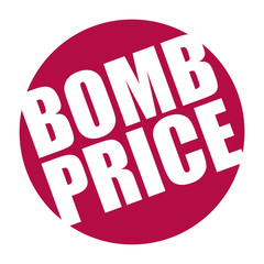 red vector banner bomb price