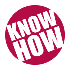 red vector banner know how