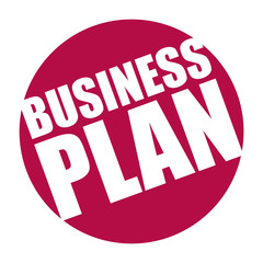 red vector banner business plan