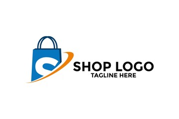 Shop logo vector, Creative Shop Logo design template