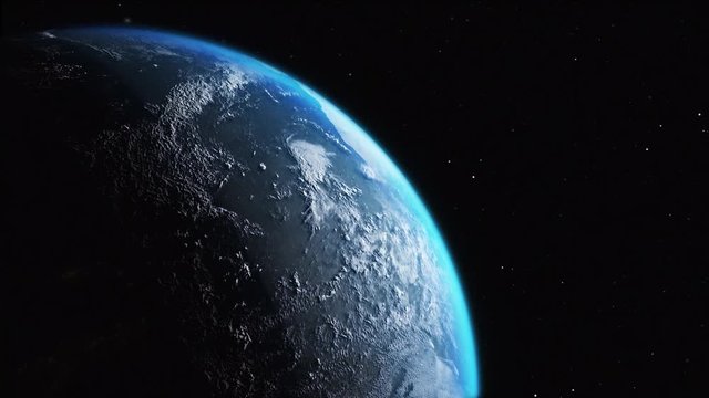 earth and moon