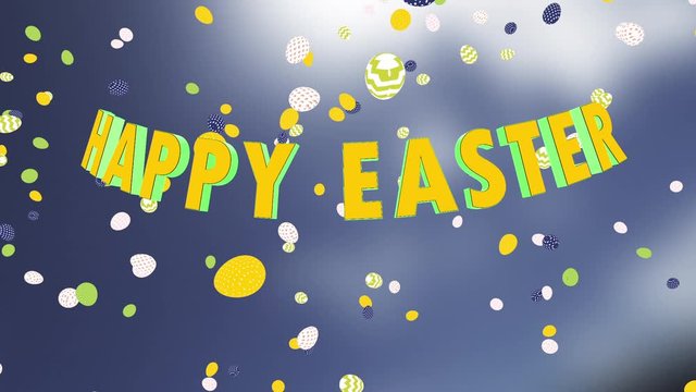 Happy Easter eggs