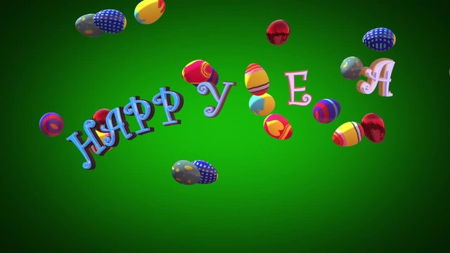 Happy Easter eggs
