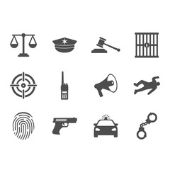 Fototapeta premium police icon vector design symbol