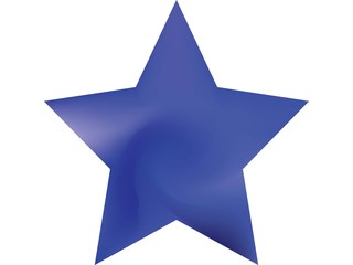 Fototapeta premium Blurred background in the form of pentagram.