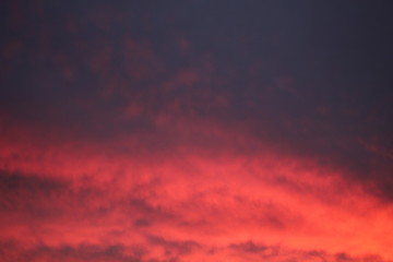 dramatic sky with clouds