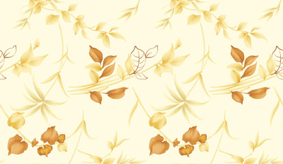 Watercolor flower, background pattern, wallpaper design