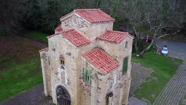 San Miguel de Lillo Monument in Oviedo Asturias, Spain