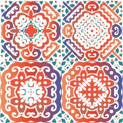 Ornamental talavera mexico tiles decor.