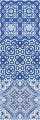 Ornamental azulejo portugal tiles decor.