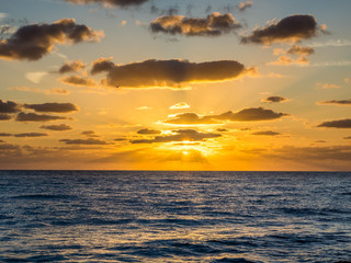 Sunrise over the Atlantic Ocean