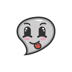 bubble chat character design mascot vector