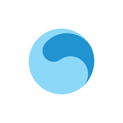 motion circle water global design logo vector