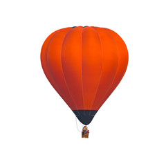 Fototapeta premium Beautiful Hot Air Balloons isolated on white background