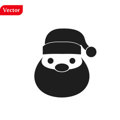 funny Christmas greetings card Funny Santa Claus. vector illustration isolated illustration eps10