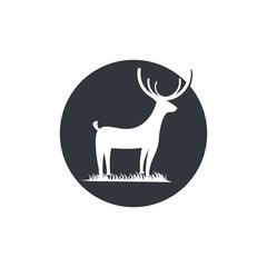 Deer logo  illustraation