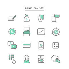 BANK ICON SET