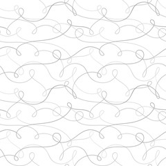 Beautiful monochrome, white and grey abstract seamless pattern . design for holiday greeting cards and invitations