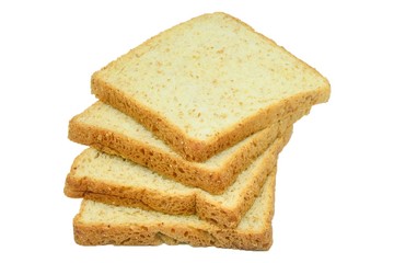 toast wheat bread sliced isolated on white background,some white bread slices pile up on white background,Sliced white bread,Slices of wheat bread isolated on white,Whole wheat bread and sandwich brea