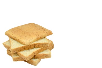 toast wheat bread sliced isolated on white background,some white bread slices pile up on white background,Sliced white bread,Slices of wheat bread isolated on white,Whole wheat bread and sandwich brea