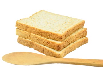 toast wheat bread sliced isolated on white background,some white bread slices pile up on white background,Sliced white bread,Slices of wheat bread isolated on white,Whole wheat bread and sandwich brea