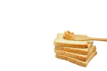 Fototapeta na wymiar toast wheat bread sliced isolated on white background,some white bread slices pile up on white background,Sliced white bread,Slices of wheat bread isolated on white,Whole wheat bread and sandwich brea